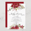 Search for poinsettia invitations Red
