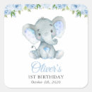 Search for elephant birthday stickers Little peanut