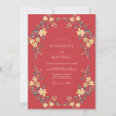 Search for traditional floral wedding invitations Botanical