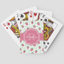 Search for strawberry playing cards Pattern