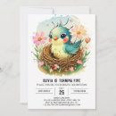 Search for bird nest invitations Girl