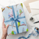 Search for parakeet wrapping paper Colourful birds