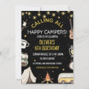 Search for campfire party invitations Under the stars