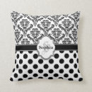 Search for black damask cushions Abstract