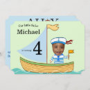 Search for sailor boy birthday invitations Boat