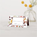 Search for autumn place cards Watercolor