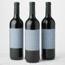 Search for elegant wine labels Dusty blue