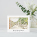 Search for vintage sketch postcards Watercolor