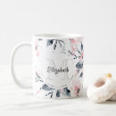 Search for watercolor floral pattern mugs Botanical