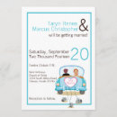Search for car wedding invitations Bride