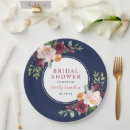 Search for navy and burgundy paper plates Bride