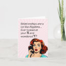 Search for mathematic cards For her