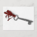 Search for red key postcards Old