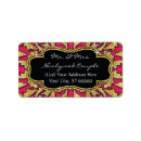 Search for gold flourish return address labels Ornate