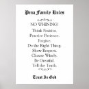 Search for family rules posters Home