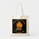 Search for funny camping tote bags Retro