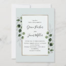 Search for floral frame wedding invitations Greenery