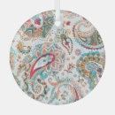 Search for paisley pattern christmas tree decorations Flower