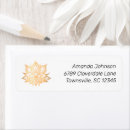 Search for lotus return address labels Floral