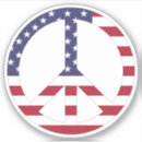 Search for american flag peace sign stickers Red white and blue