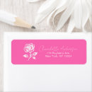 Search for beautiful flower return address labels Modern