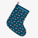 Search for dinosaur christmas stockings Santa