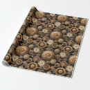 Search for steampunk wrapping paper Brass