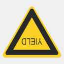 Search for triangle sign stickers Yellow