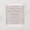 Search for feminine wedding invitations Simple