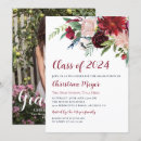 Search for burgundy graduation invitations Gold