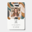 Search for green id badges Modern
