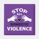 Search for violence magnets Domestic violence awareness