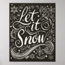 Search for let it snow posters Rustic