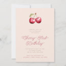 Search for red 1st birthday invitations Girls first birthday