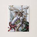 Search for reindeer puzzles Nature