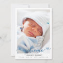 Search for welcome baby invitations Blue