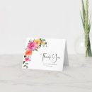 Search for bright floral thank you cards Botanical