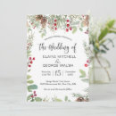 Search for red berries wedding invitations Winter