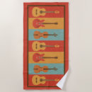 Search for guitar beach towels Musical