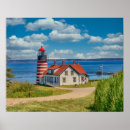 Search for red and white lighthouse posters Ocean