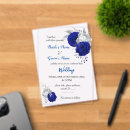 Search for silver and royal blue wedding invitations White