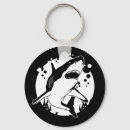 Search for shark lovers key rings Great white shark