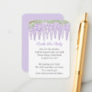 Search for wisteria invitations Mauve