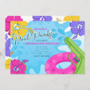 Search for water party invitations Floral