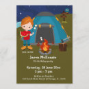 Search for kids at camp invitations Slumber party