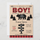 Search for buffalo plaid invitations Mama bear