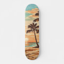 Search for palm tree sunset skateboards Modern