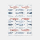 Search for fish pattern blankets Nautical