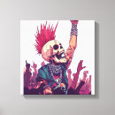 Search for punk canvas prints Skull