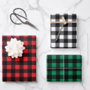 Search for red black green wrapping paper Plaid